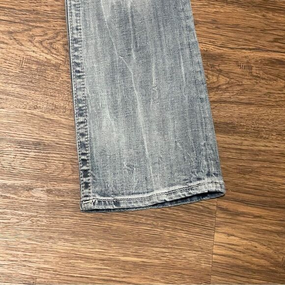 MISS ME Mid Rise Easy Boot Embellished  Denim Jeans Blue Style JE8607ER Size 30 - Picture 4 of 14